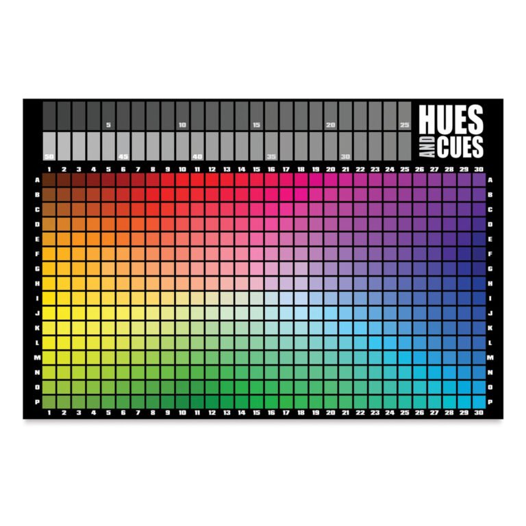 Hues and Cues Color Cards – 100 Vibrant Shades