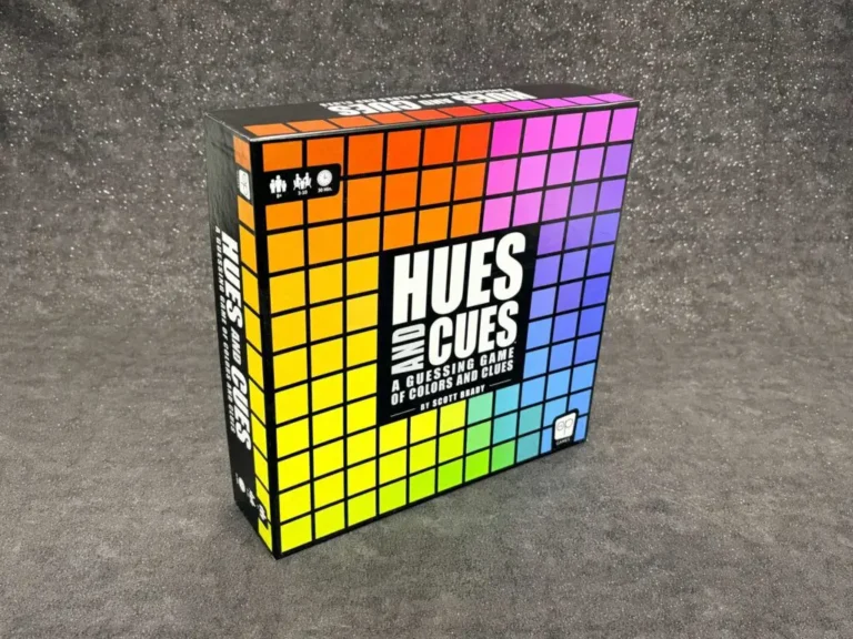 Hues and Cues Game Board – The Original Color Perception Party Game
